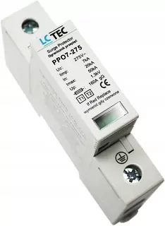 Zabezpečovač prepäťia triedy T1+T2 (b+c) 1P