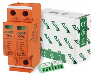 Fotovoltaická prepäťová ochrana triedy B+C (T1+T2), 2P.