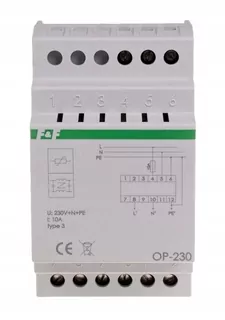 Ochranný spínač D s filtrom OP-230 F&F