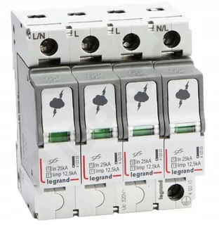 Ochranný spínač prepätia T1+T2 12,5/60 4P LEGRAND