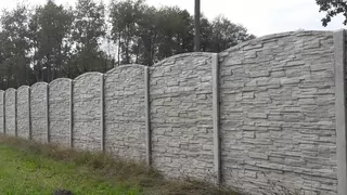 Betónový plot, betónový plot, betónové dosky