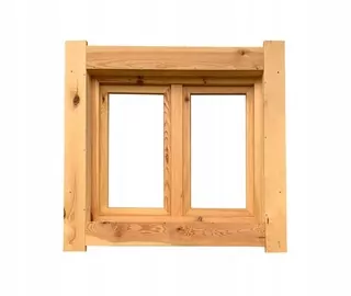 OKNO PEVNÉ DREVENÉ 80x70 OBOJSTRAN