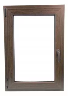 OKNO PVC 80 X 100 / 800 x 1000 RU/L 2 x C. DUB