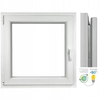 PVC OKNO 1000 x 1000 RU/L BIELE S MIKRO VENTILÁCIOU