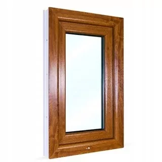 OKNO PVC 40 X 60 / 400 X 600 PRAVÉ RU OKNÁ ZLATÝ DUB 24H