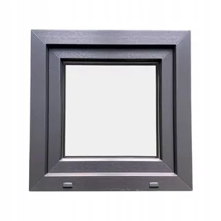 OKNO PVC 50 X 50 / 500 X 500 RU OKNÁ PRAVÉ ANTRACITOVÉ 24h