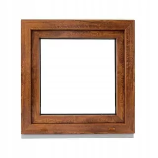 Okno PVC 50 X 50 / 500 X 500 Okná Zlatý dub z ruky