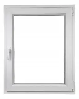 PVC okno 80 X 100 / 800 X 1000 Ru/P Biela
