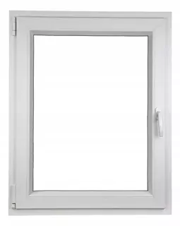 PVC okno 90 X 100 / 900 X 1000 Ru/L Biela