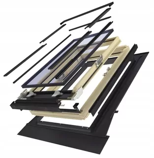 Strešné okno - Strešné okno OptiLight 3Schaby + Collar 78x140 Pre