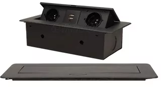 ORNO Zásuvky zasúvateľné do pracovnej dosky 2 × 230 2 x USB + kábel
