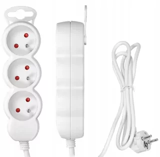 Predlžovací kábel 3-násobný Napájací kábel na 3 m 2300 W