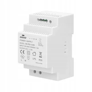 Napájací zdroj na DIN lištu 24 V DC 2,5 A 60 W pre 3 moduly