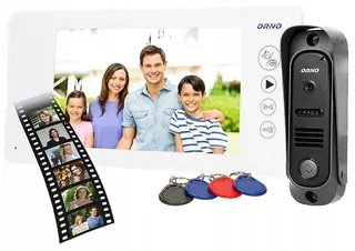 Orno wideodomof.ARCUS RFID Kit OR-VID-1053-JS / W