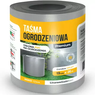 Atestovaná plotová páska premium s vysokou UV odolnostou 19 cm x 26 m