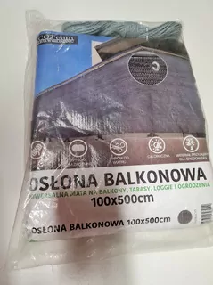 Balkónový štít, balónová terasa. Šedá 100 × 500 cm