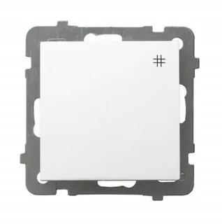 Vypínač svetla - Ospel ako spojovací CROSS WHITE LP-4 g / m / 00