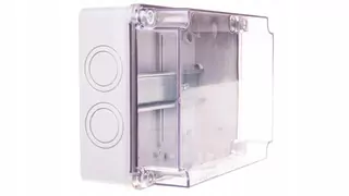 148 × 198 × 96mm IP65 krytie s koľajnicou OH-3B.1 Hermet Box 29.35