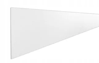 Nárazník plochý Optima Acramit™ 11cm snehovo biela 3m