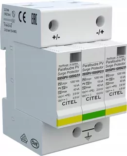 Svodič prepätia DC typ2 DS50PVS-1000 Citel