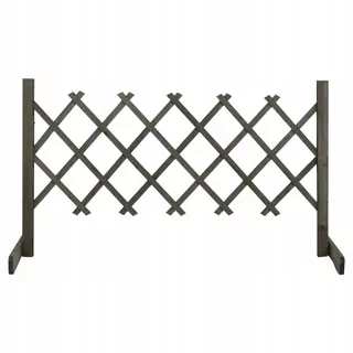 Záhradný plot, šedý, 120 × 60 cm, masívny smrek