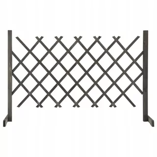 Záhradný plot, šedý, 120 × 90 cm, masívny smrek