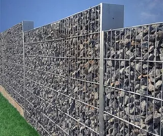 PONUKA GABION GABIONY PRAKTIK 2D 250cm – Výška plotu 63cm – Zinok