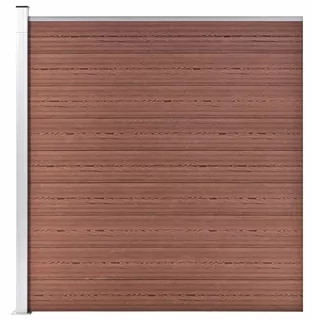 Zásielka obsahuje 9 dosiek WPC, 1 stĺpik, 1 oceľové kotvy a 1 hliníkovú tyč