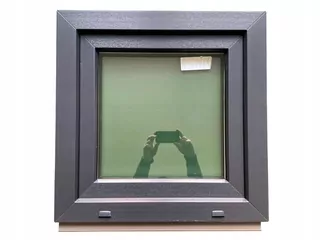PVC okno Lorac RU50x50A/B-58P antracit pravé 50x50 cm