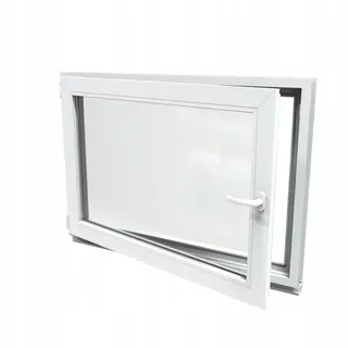 Okno PVC Lorac ľavé, 60x40 cm, výklopno-otočné, biele