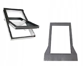 Strešné okno - Okno FAKRO PTP U4 + 55x78 FLANGE