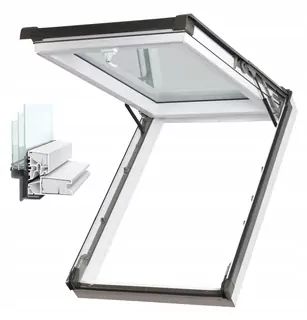 Strešné okno - Strešné okno Okpol igkv N22 94x118 PVC klapka