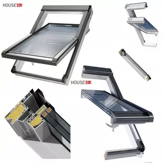 Strešné okno - Strešné okno Okpol IGOV N22 78x140 tri diery H9 +