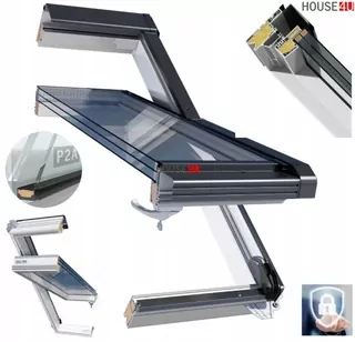 Strešné okno - Strešné okno Okpol IGOV N23 78x140 tri diery H9 +
