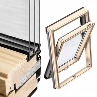 Strešné okno - Strešné okná Velux GLL 1061B 78x140 tri piced