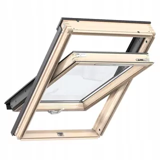 Originálne strešné okno VELUX GZL MK06 1051B (78 × 118cm), drevené, spodné otváranie, dvojité