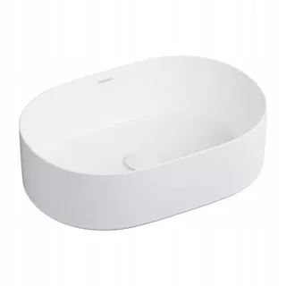 Omnires Mesa Umývadlo na stôl 46 × 31 cm biela lesklá