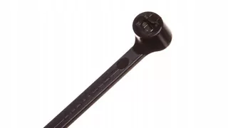 Káblová páska 200 × 3,5 čierna UV 2-LOCK oceľové zuby BMTN2035 /100ks/