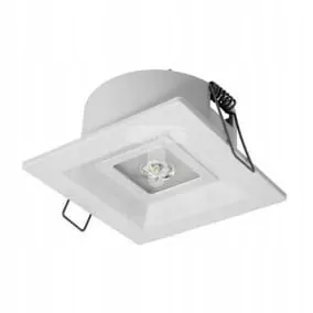 Núdzové svietidlo LOVATO P ECO LED 1 W 125lm (opt. chodba) 3h jednoúčelové biela LVPC/1