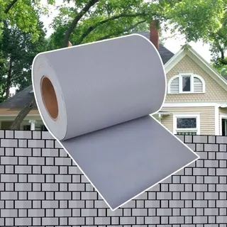 VidaXL PVC ochranný kryt na záhradný plot 70 × 0,19m sivý