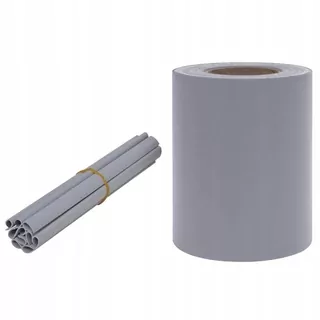 Ochranný kryt na záhradné oplotenie, PVC, 35 × 0,19m, svetlošedá, matná