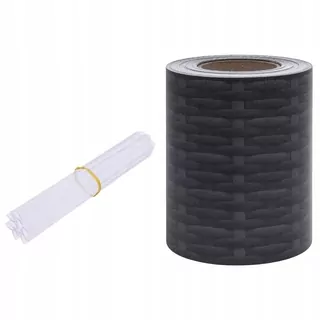 Ochranný kryt na záhradné oplotenie, PVC, 35 × 0,19m
