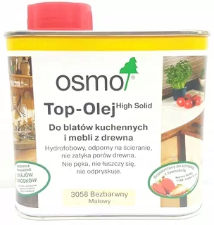 Osmo 3058 bezfarebný matný olej na pracovné dosky 500 ml