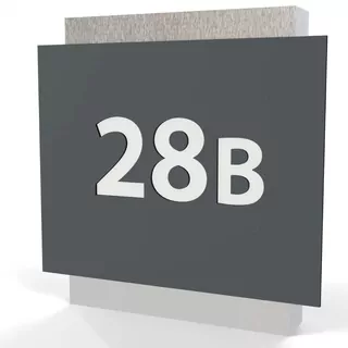 Osvetlená domová ŠPZ adresa doska adresa AN-IN LED 25x25