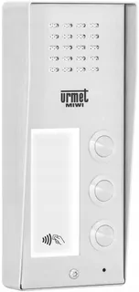 Interkom Urmet Elite mod. 6025/PR3-RF s bezdotykovou čítačkou vrátane rámu na povrchovú montáž ref.