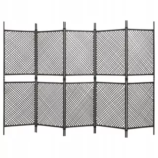 Plotový doska z polytratánu, 3X2 M, hnedá