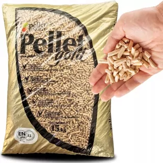 PELETA ZLATÁ DREVENÁ PELETA EKOLOGICKÉ PALIVO 15KG