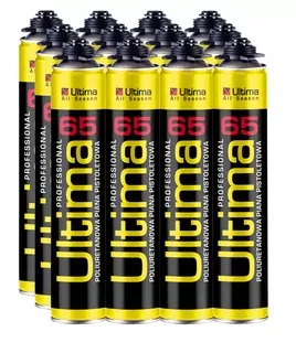 Montážna pena PUR - ULTIMA 65 PISTOLOVACIA FOAM 12KS