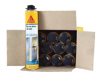 Montážna pena PUR - Pištoľ pena Sika Boom 583 750ml 12ks.