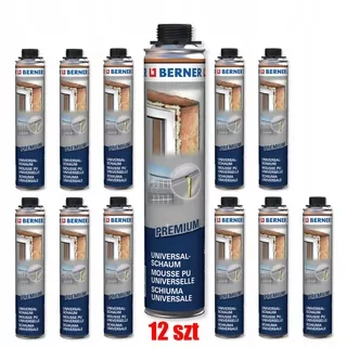 Montážna pena PUR - Pena pištole pena 750ml 12ks